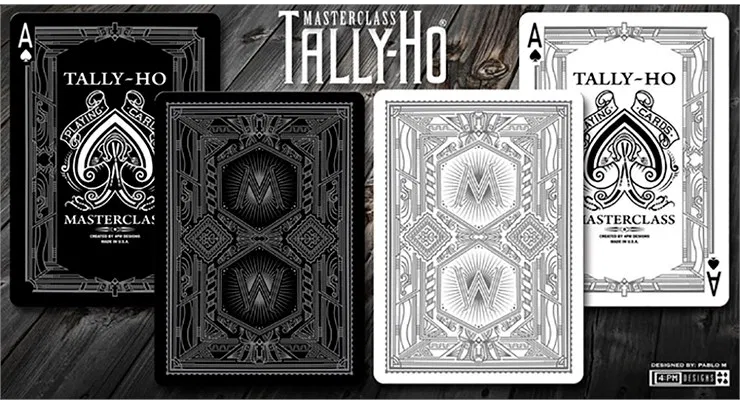 Tally-Ho Chrome White Masterclass Playing Cards - image 4