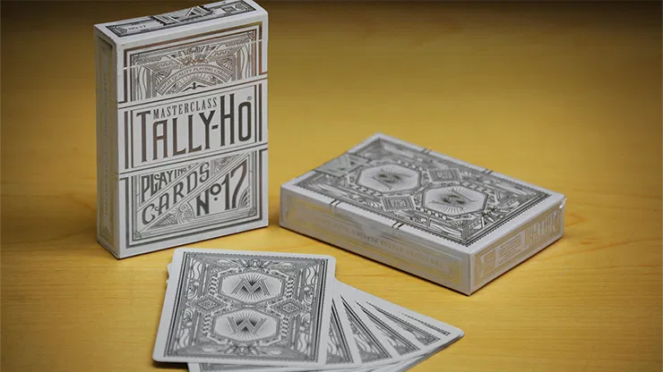 Tally-Ho Chrome White Masterclass Playing Cards - image 1