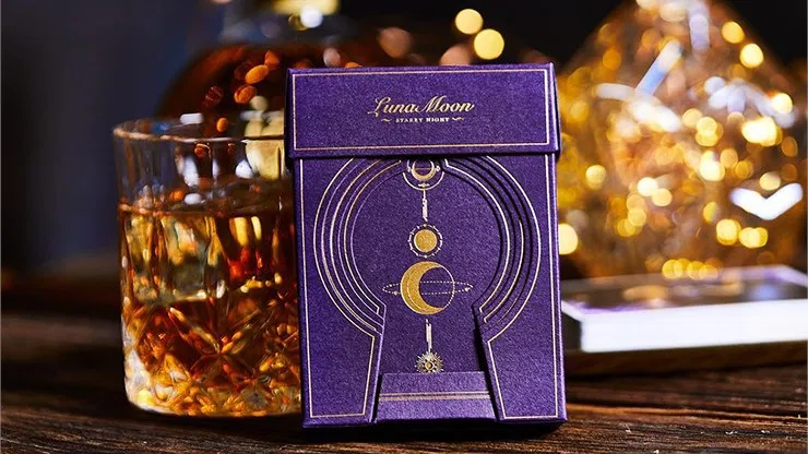 Violet Luna Moon Playing Card - image 2