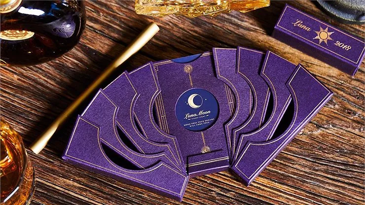 Violet Luna Moon Playing Card - image 1
