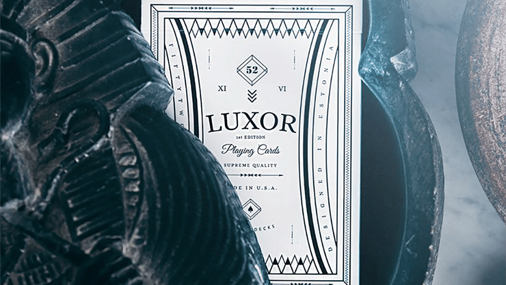 Limited Edition White Luxor Playing Cards