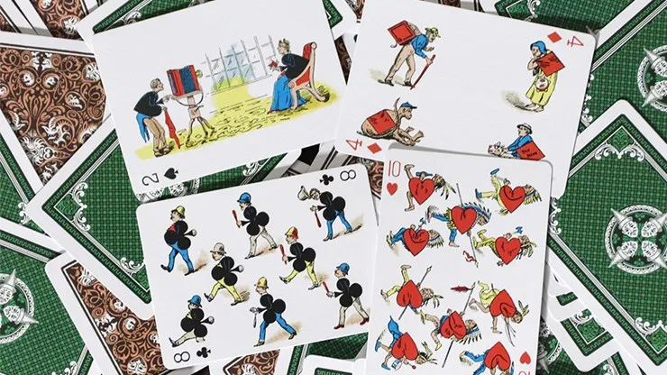 Limited Gilded Edition Late 19th Century Vanity Playing Cards - image 4