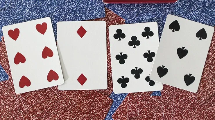 Squared Faro #366 Gilded Playing Cards (Blue) - image 2