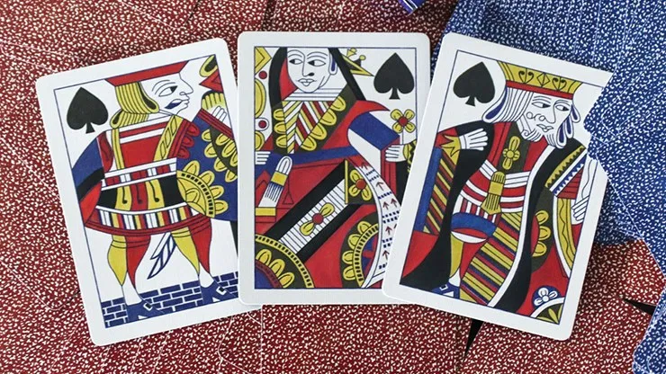 Squared Faro #366 Gilded Playing Cards (Blue) - image 6