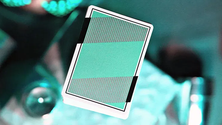 Limited NOC3000X3 Playing Cards (Silver/Teal - Species X) - image 3