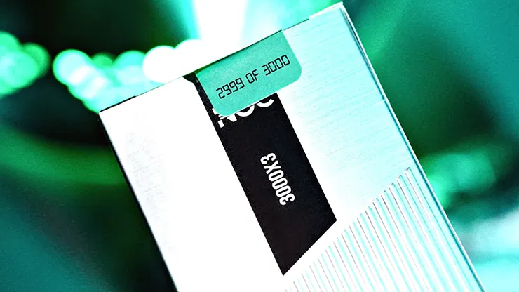 Limited NOC3000X3 Playing Cards (Silver/Teal - Species X) - image 4