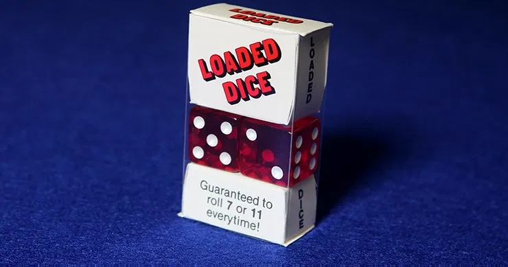 Loaded Dice Acrylic (Red)