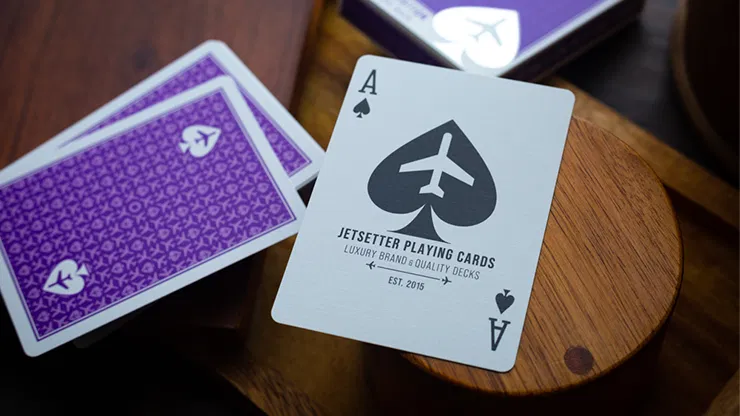 Jetsetter Lounge Edition Playing Cards (Passenger Purple) - image 2