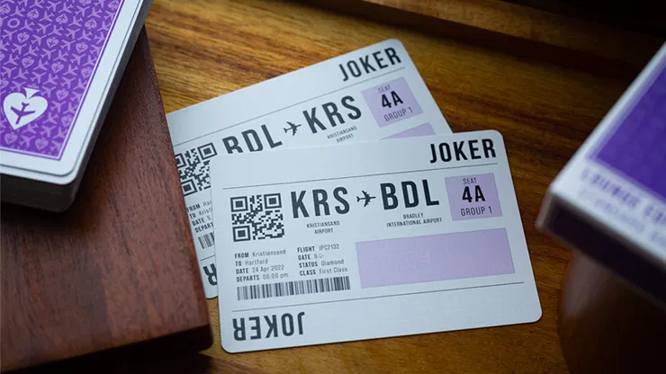 Jetsetter Lounge Edition Playing Cards (Passenger Purple) - image 5