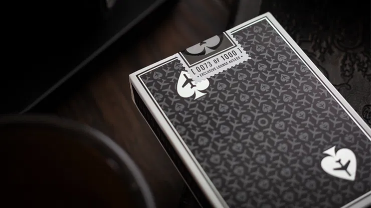 Jetsetter Playing Limited Back Lounge Edition Playing Cards (Tarmac Black) - image 2