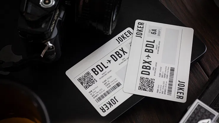 Jetsetter Playing Limited Back Lounge Edition Playing Cards (Tarmac Black) - image 3