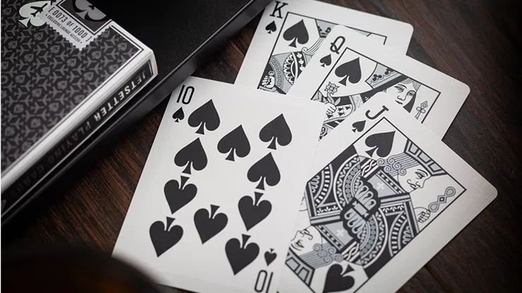 Jetsetter Playing Limited Back Lounge Edition Playing Cards (Tarmac Black) - image 5