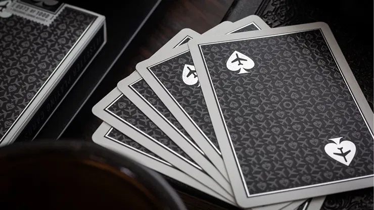 Jetsetter Playing Limited Back Lounge Edition Playing Cards (Tarmac Black) - image 6