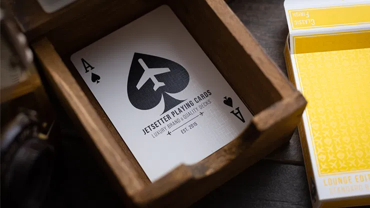 Jetsetter Lounge Edition Playinag Cards (Taxiway Yellow) - image 3