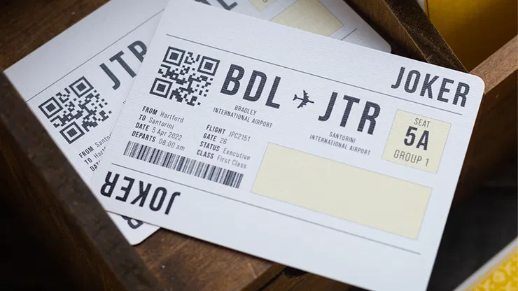 Jetsetter Lounge Edition Playinag Cards (Taxiway Yellow) - image 6
