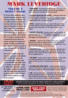 Magic Of Mark Leveridge Volume1 Money Magic - image 2