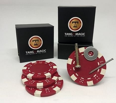 Magnetic Poker Chip Red (w/ 3 Regular Chips)