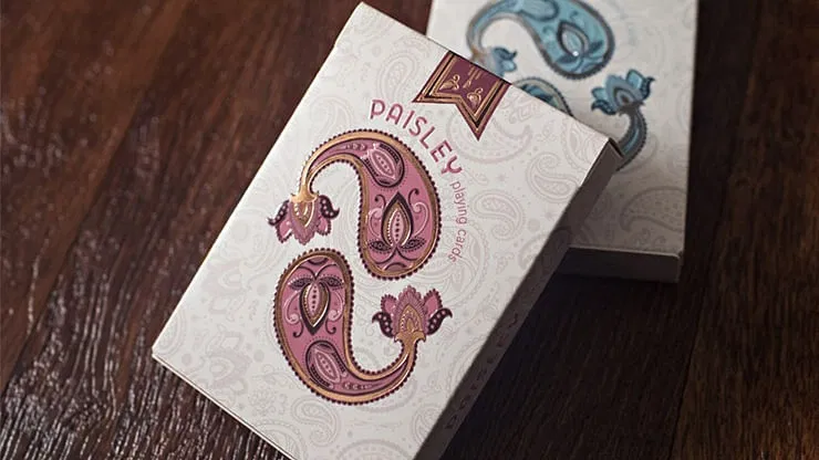 Marked Paisley Ton sur Ton Poudre Playing Cards - image 6