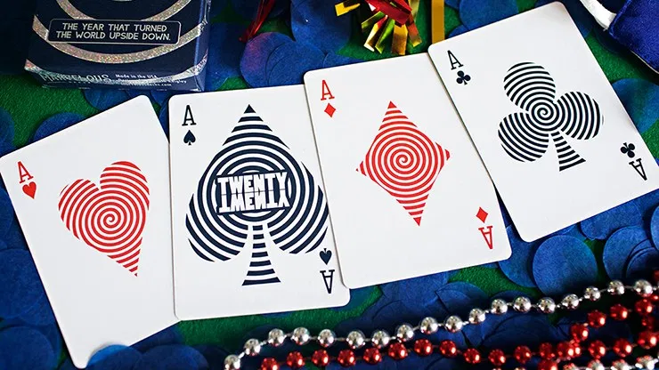 Marvelous Silver Twenty Twenty Playing Cards - image 3