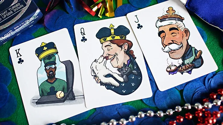 Marvelous Silver Twenty Twenty Playing Cards - image 4