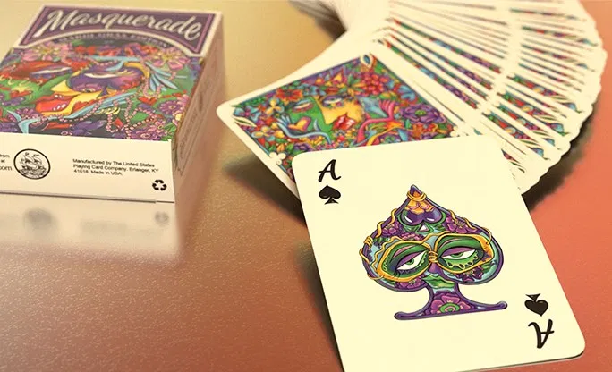 Masquerade Mardi Gras Edition Playing Cards - image 2