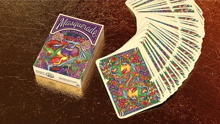 Masquerade Mardi Gras Edition Playing Cards - image 1