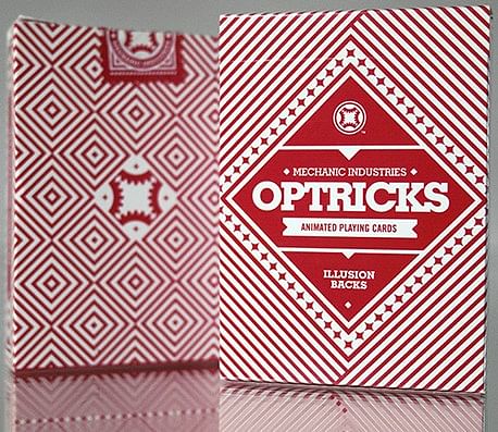 Optricks Deck — Animated Playing Cards (Red Edition)