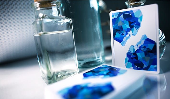 Blue Memento Mori Playing Cards - thumbnail 4