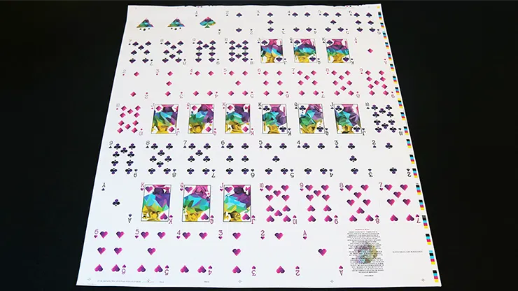 Memento Mori Playing Card Uncut Sheet