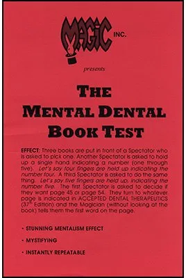 Mental Dental Book Test - image 1