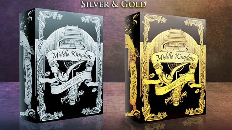 Middle Kingdom (Gold) Playing Cards Printed - image 1