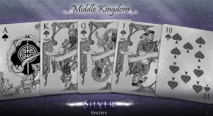 Middle Kingdom Playing Cards (Silver) - image 3