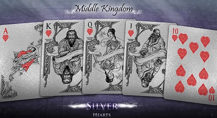 Middle Kingdom Playing Cards (Silver) - image 4