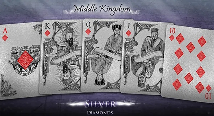 Middle Kingdom Playing Cards (Silver) - image 5