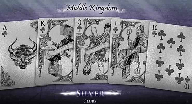 Middle Kingdom Playing Cards (Silver) - image 6