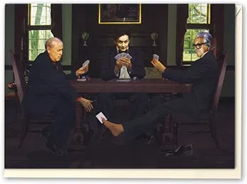 Miller & Vernon Cheating Houdini Greeting Card