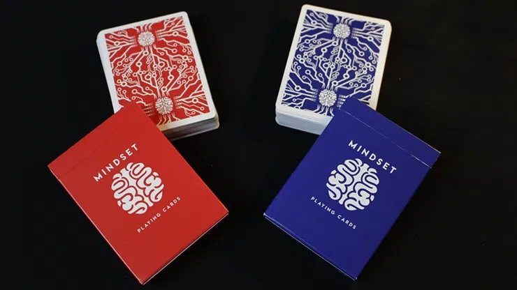 Mindset Duo 1 Red and 1 Blue Set Playing Cards - image 1