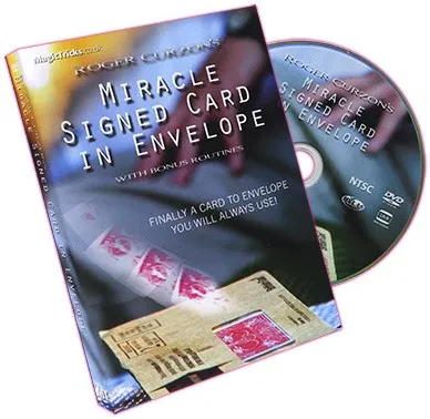 Miracle Signed Card In Envelope
