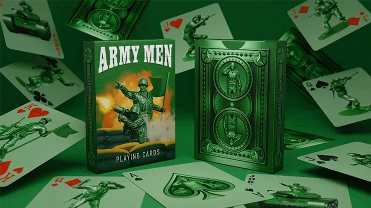 Army Men Playing Cards - image 1