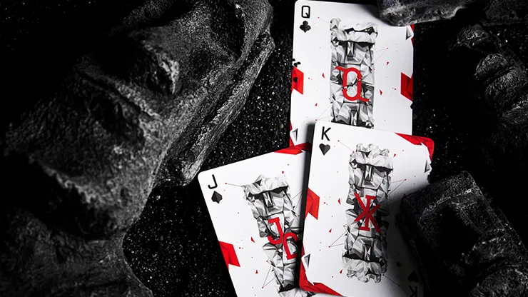Moai Red Edition Playing Cards - image 4