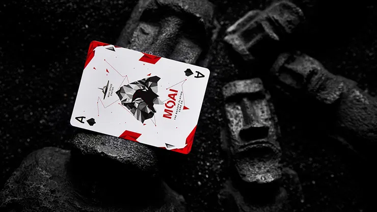 Moai Red Edition Playing Cards - image 5