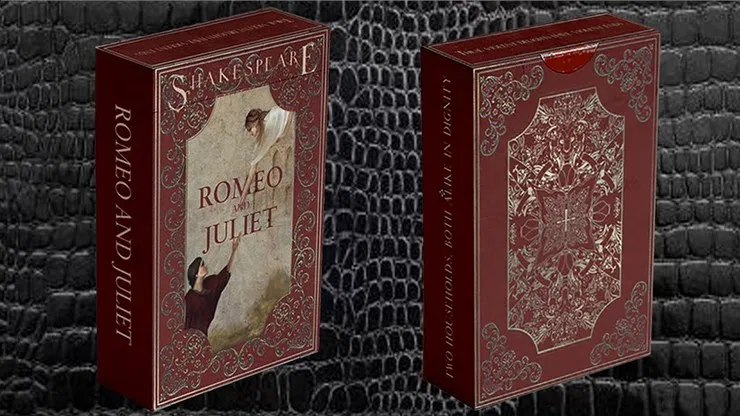 Montague vs Capulet Playing Cards (Deep Red) - image 1