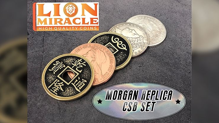 Copper/Silver/Brass - Morgan Replica Coins - magic