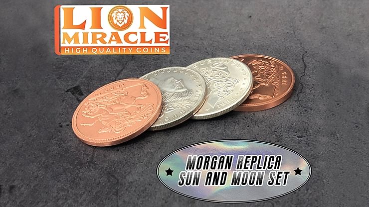 Sun & Moon - Premium Morgan Replica Dollar - magic