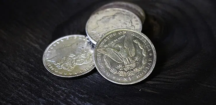 Authentic Silver Morgan Dollar (Single Coin) - image 3