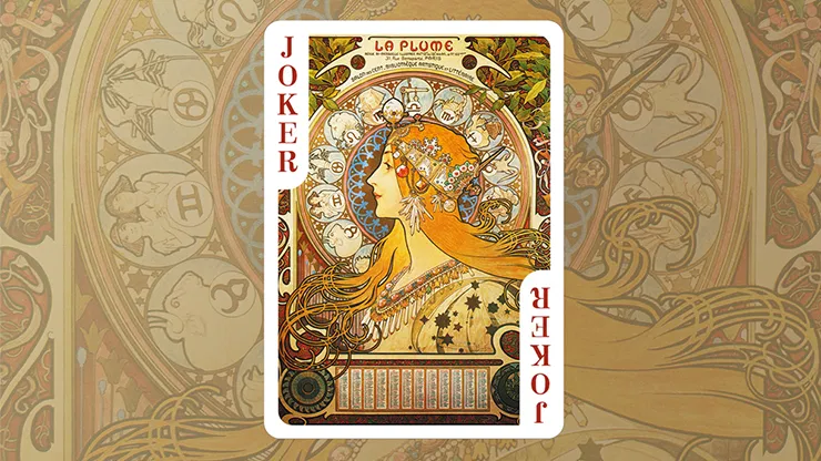 Mucha Gismonda Standard Gold Edition Playing Cards - image 3