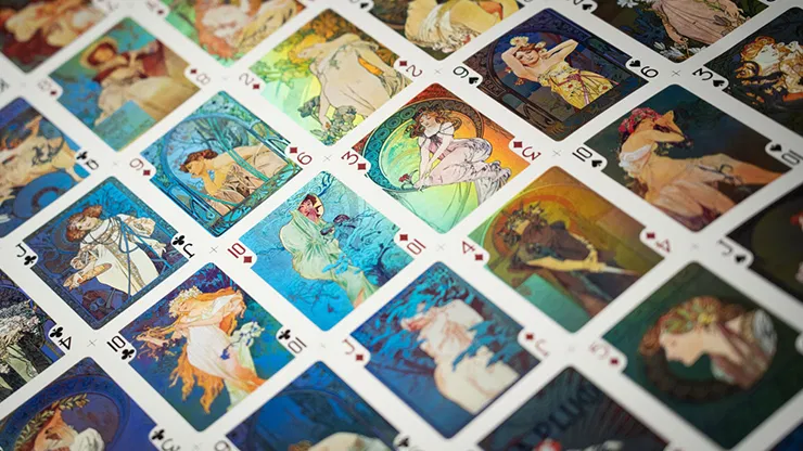 Mucha Holo Edition Playing Cards Collector's Set - image 6