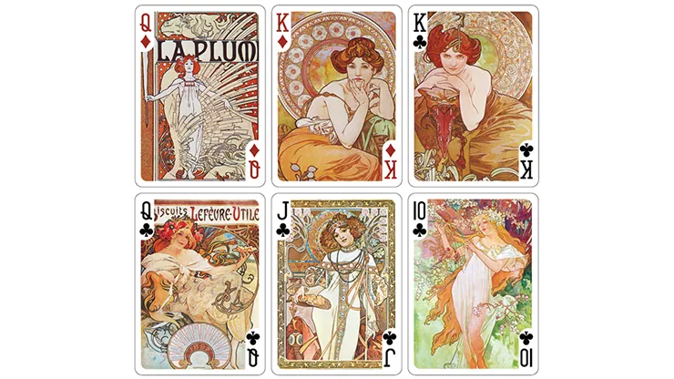 Mucha Princess Hyacinth Silver Edition Playing Cards - image 6