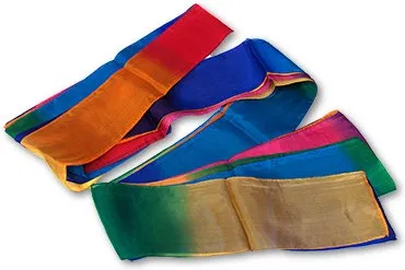 Multicolor Silk Streamer 4 inch