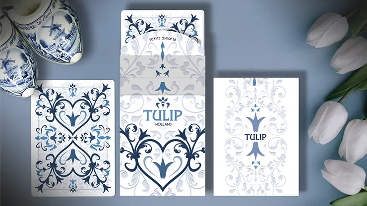 Tulip Playing Cards Music Box Collector's Set - image 7